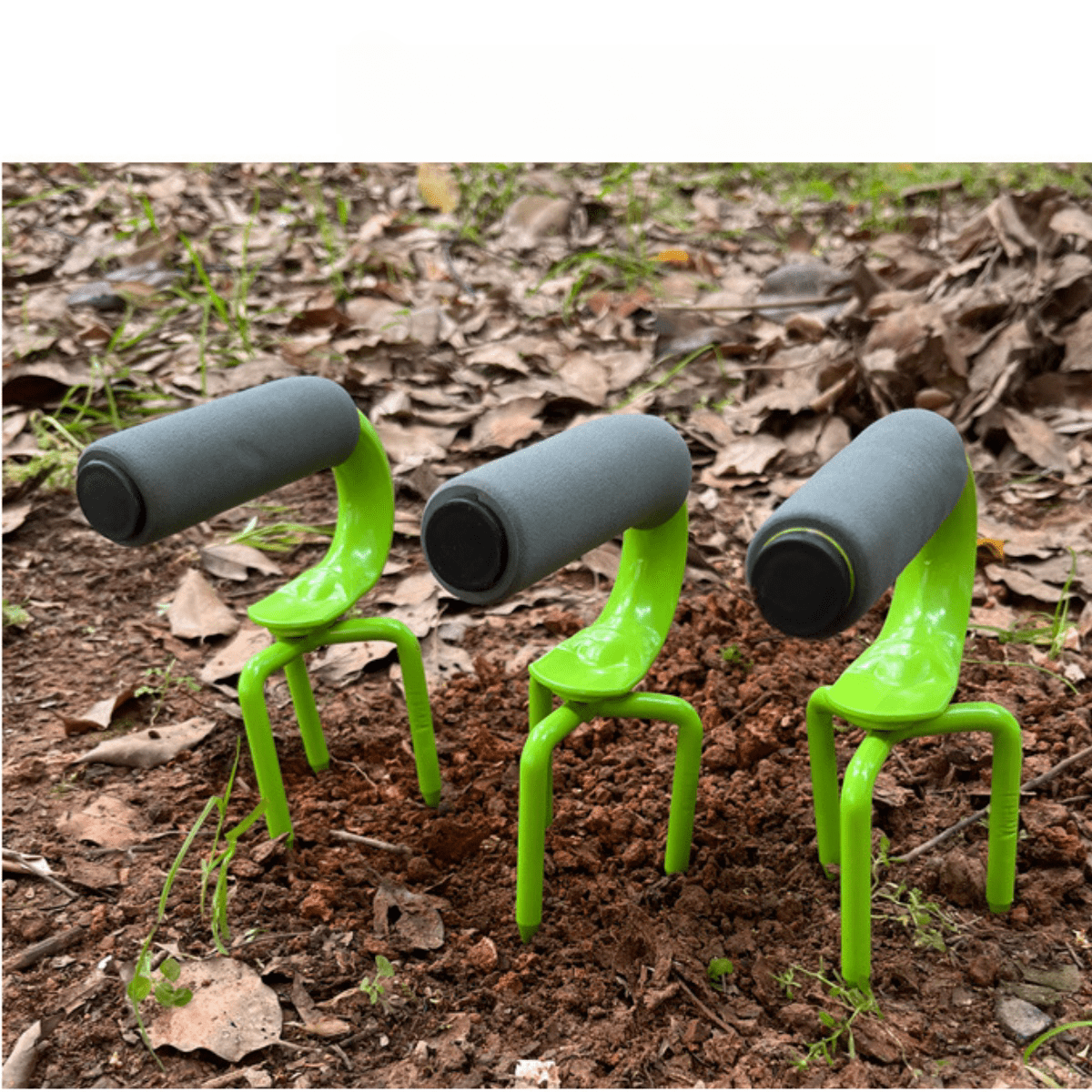 1pc Green Steel Garden Pitchfork, Modern Minimalist Design Cultivator & Soil Aerator, Suitable For Digging Sweet Potatoes, Onions, Carrots, Agricultural Tools, Made Of Solid Manganese Steel