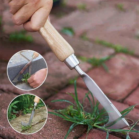 1 Piece, Road Crack Weeding Machine With Scythe, Crack Weeding Tool, Heavy Duty Carbon Steel Manual Weeding Machine With Ergonomic Grip Garden Shovel, Garden Shovel, Lawn And Garden Tools