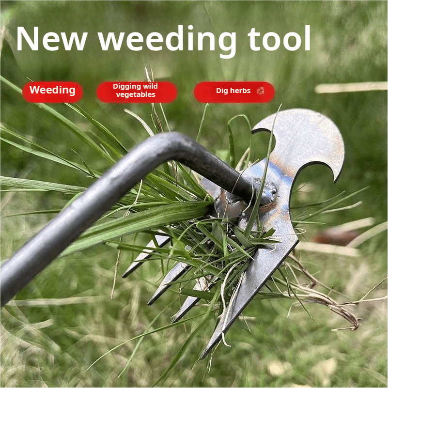 Stainless Steel Weeding Tool, 2-In-1 Garden And Saw Blade Root Puller Gardening Tool,Garden Tools