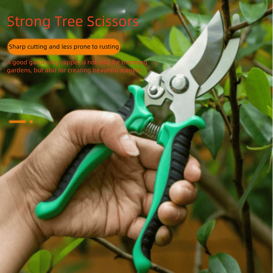 1pc Stainless Steel Tree Branch Pruning Shears, Garden Secateurs, Orchard Floral Cutting Scissors,Garden Tools