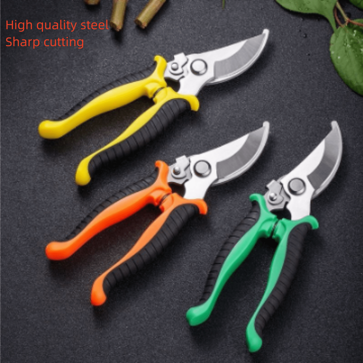 1pc Stainless Steel Tree Branch Pruning Shears, Garden Secateurs, Orchard Floral Cutting Scissors,Garden Tools