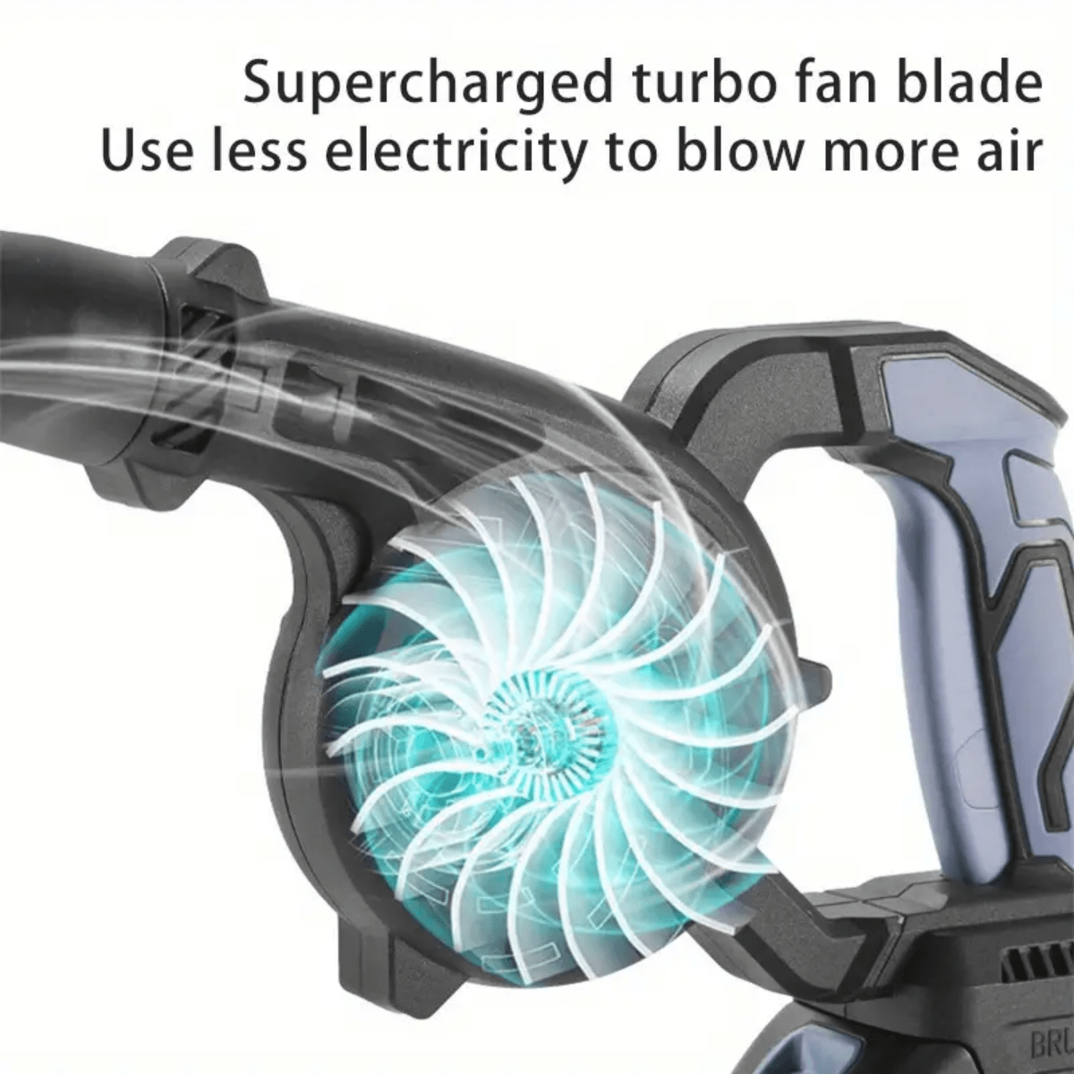 A High-Power 260W Portable Electric Handheld Leaf Blower, Hair Dryer With Super Large Wind Power, Easy To Sweep And Tidy Fallen Leaves, Comes With A 2A Battery And Adapter, Suitable For Courtyard Lawn Care