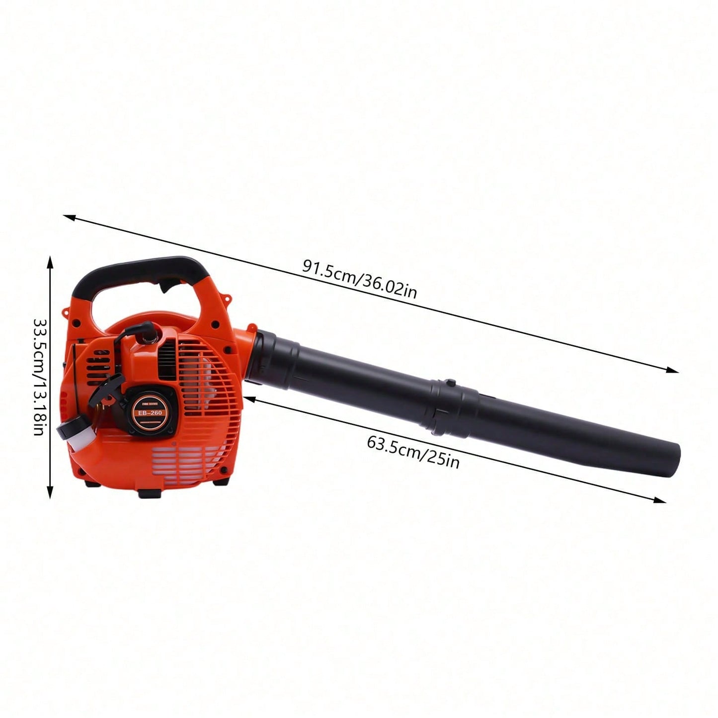 ZhdnBhnos ZhdnBhnos LINSIE Gas Leaf Blower 25.4CC 2-Cycle Handheld Leaf Blower, Gas Powered Cordless Blower For Lawn Care Snow Blowing Cleaning Removal, 7500rpm, 4.59ft³/H Airflow The Best Gift/Present For Family&Friends Happy Christmas,Garden Tools