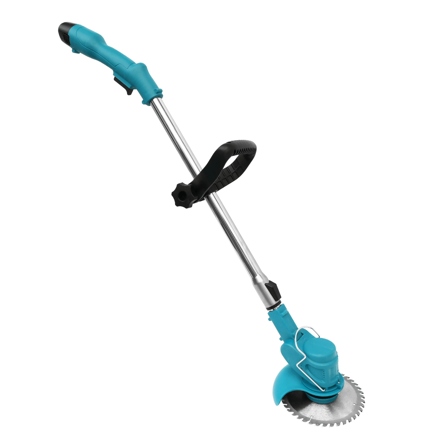 Electric Cordless Grass String Trimmer Lawn Edger Weeds Wacker Cutter +2 Battery 24V 7000mAh 1 Charger Telescopic Rod Anti-Slip Handle Trimmer Cordless Electric Lawn Eater Edger 650W/100W