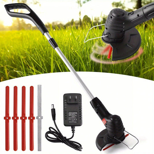 Cordless Electric Grass String Trimmer Portable Wacker Lawn Edger For Yard Garden Outdoor,Garden Tools