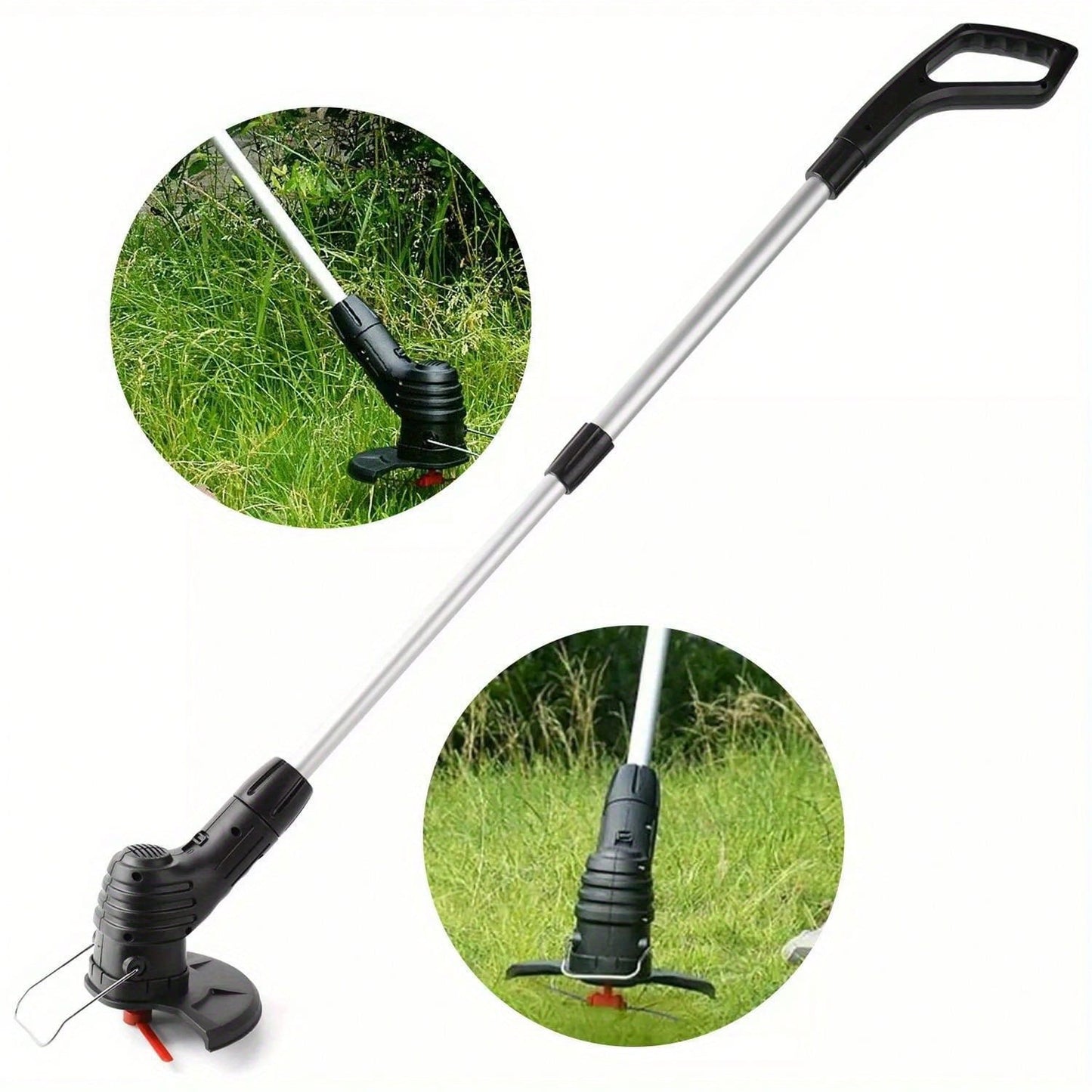 Cordless Electric Grass String Trimmer Portable Wacker Lawn Edger For Yard Garden Outdoor,Garden Tools