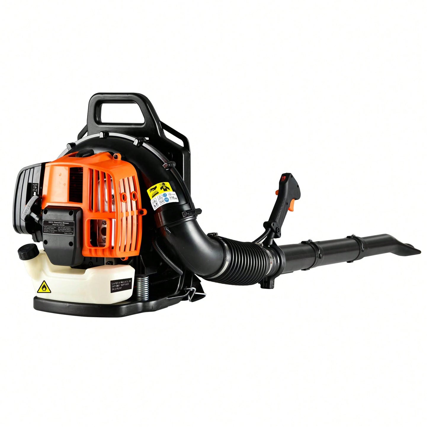 Mulikeer 2 Stroke Commercial Backpack Leaf Blower Gas Powered Grass Lawn Blowing Machine