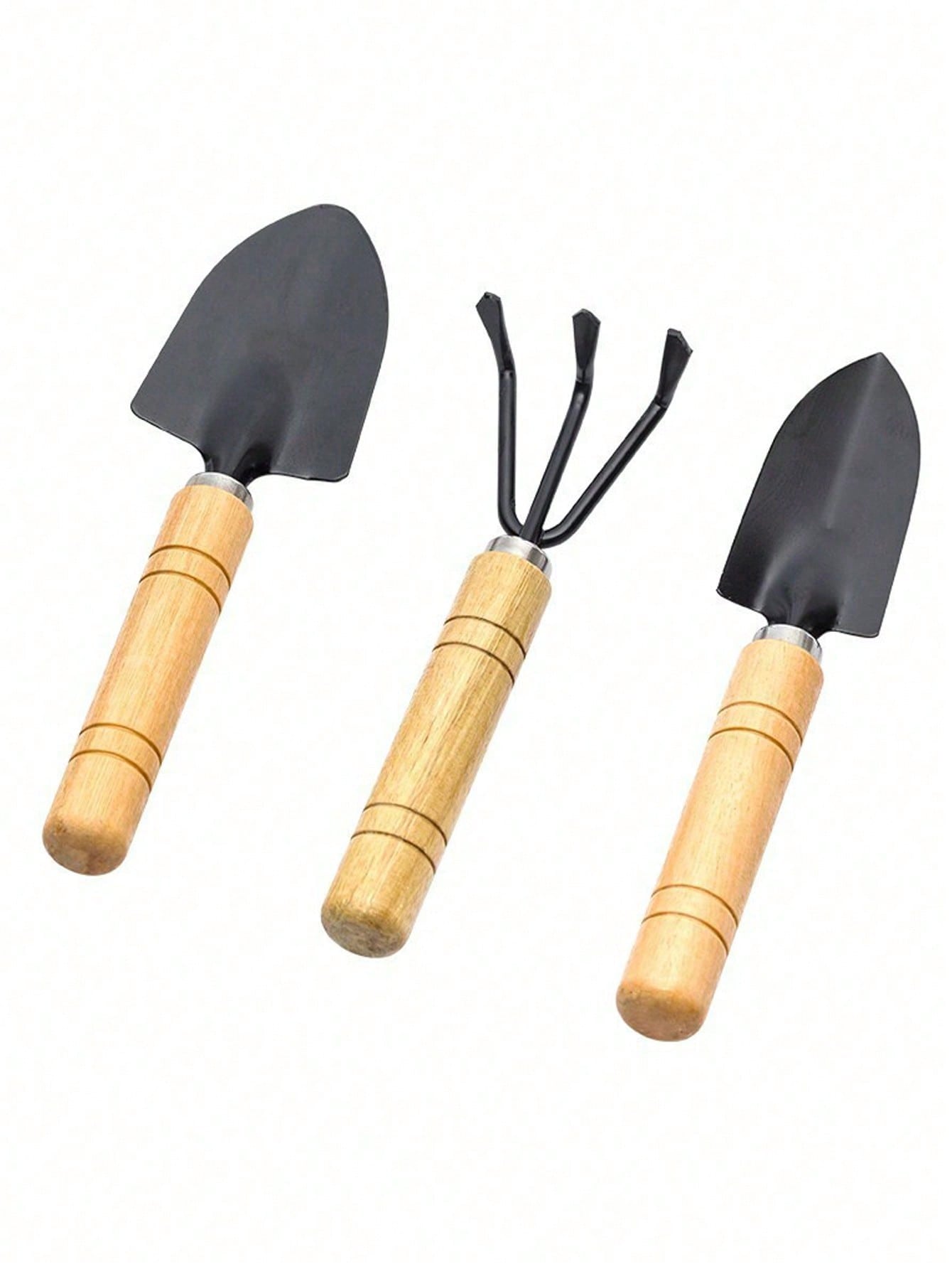 3pcs Garden Tool Kit For Planting Flowers & Vegetables, Home Potting Soil Tilling Shovel Garden Accessories Set With Small Trowel