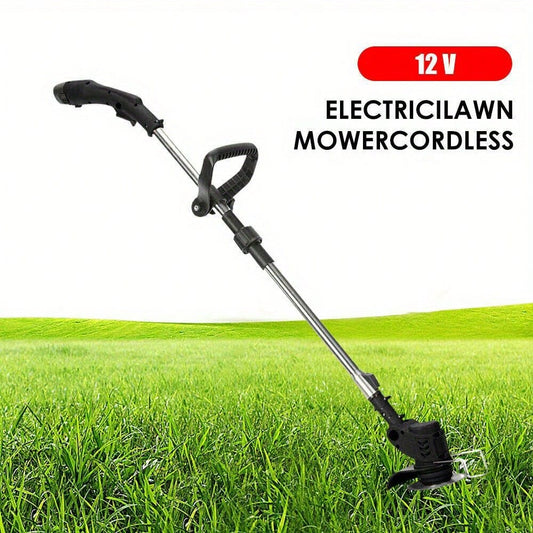 900W Cordless Electric Brush Cutter Lawn Edger Grass String Trimmer