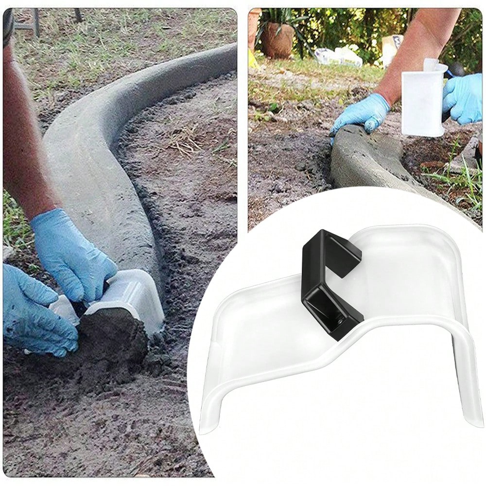 1pc Reusable Concrete Scraper Suitable For DIY Garden Grass & Stone Edging, Garden Tools