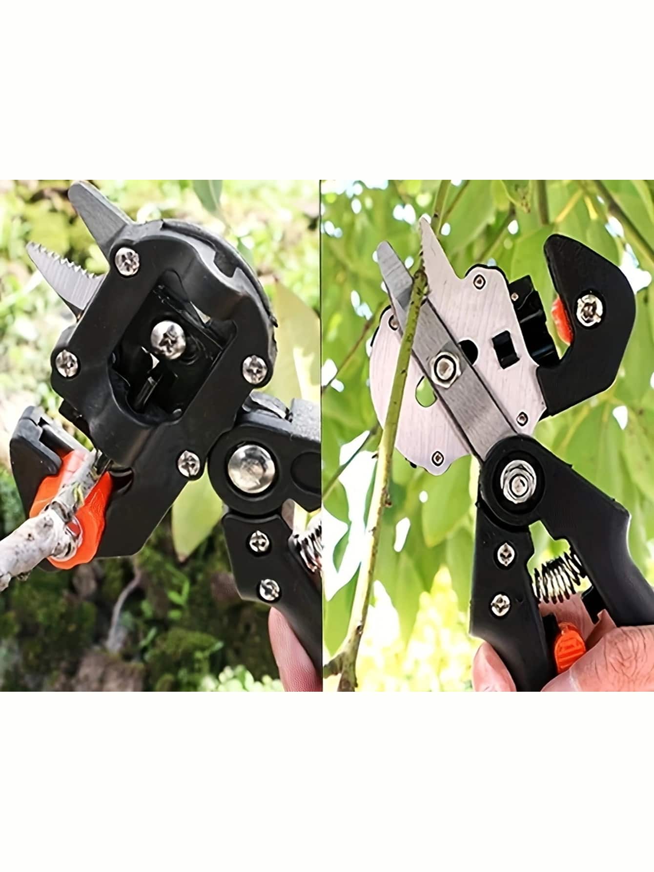 1 Pair Garden Shears, Gardening Tool, Grafting Pruner, Pruning Scissor, Professional Trimming Tool And Grafting Pruner, For Trimming Your Garden - Ideal For Fruit Tree Pruning And Grafting Training