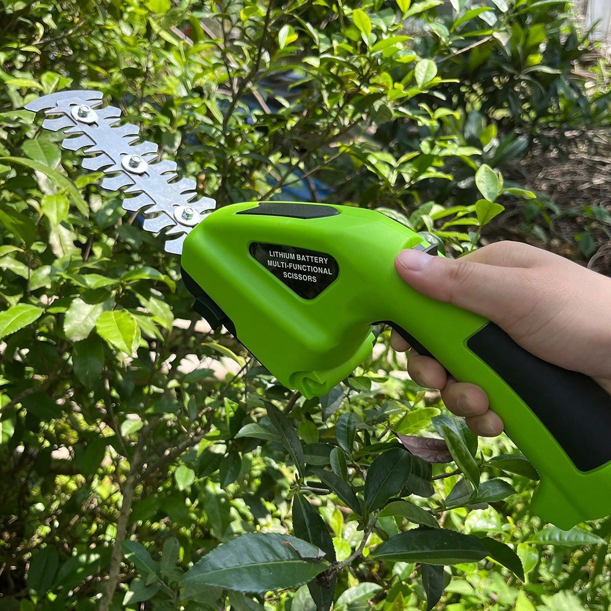 Electric Handheld Hedge Trimmer And Pruning Shears Grass Trimmer - Compact 2-In-1 Gardening Tool With Rechargeable Lithium Battery, And Efficient Cutting Performance For Lawn And Shrub Maintenance - Ideal For Small To Medium-Sized Yards,Garden Tools