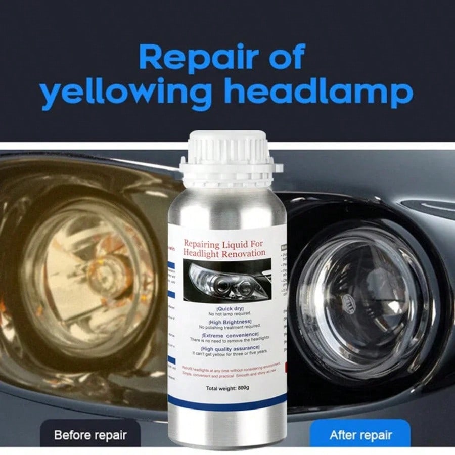 Car Headlight Polish Restoration Kit Automotive Headlight Care Tool Headlight Restoration Kit Car Headlight Restoration Liquid