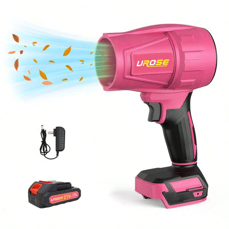 Hair Dryer For Leaves, Lithium Electric Storm Machine Portable Outdoor High Speed Hair Dryer 1500m A5c Battery, Thrust 700g Yard Cleaning, Lawn Care And Dust