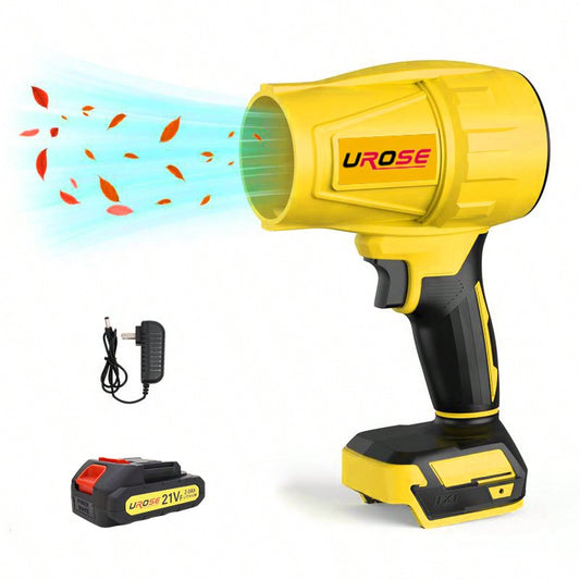 Hair Dryer For Leaves, Lithium Electric Storm Machine Portable Outdoor High Speed Hair Dryer 1500m A5c Battery, Thrust 700g Yard Cleaning, Lawn Care And Dust