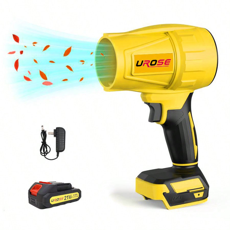 Hair Dryer For Leaves, Lithium Electric Storm Machine Portable Outdoor High Speed Hair Dryer 1500m A5c Battery, Thrust 700g Yard Cleaning, Lawn Care And Dust