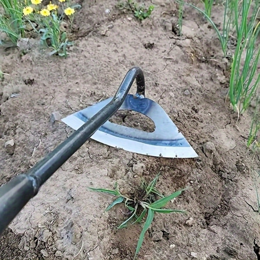 Premium All-Steel Hardened Hollow Shovel - Handheld Weeding Rake, Efficient Gardening Maintenance, Durable Rust-Resistant, Suitable For Vegetable Gardens, Garden Houses