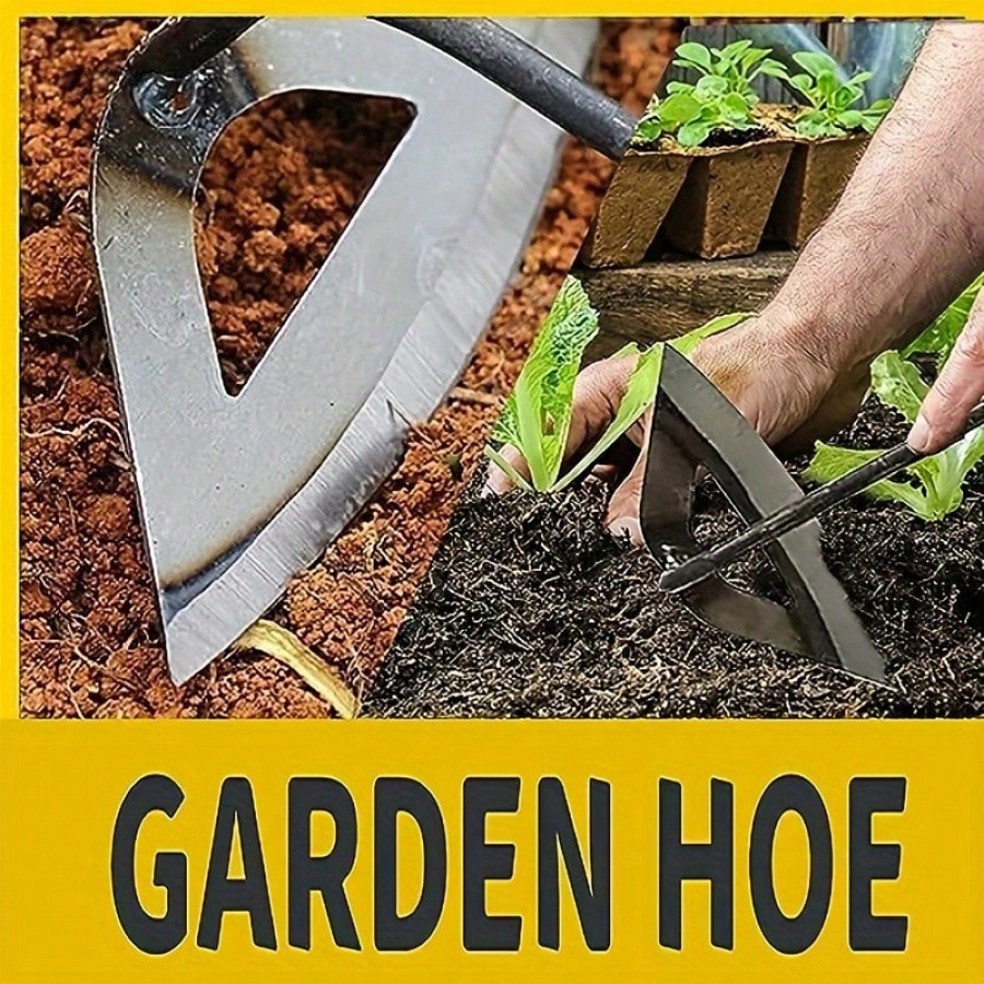 Premium All-Steel Hardened Hollow Shovel - Handheld Weeding Rake, Efficient Gardening Maintenance, Durable Rust-Resistant, Suitable For Vegetable Gardens, Garden Houses