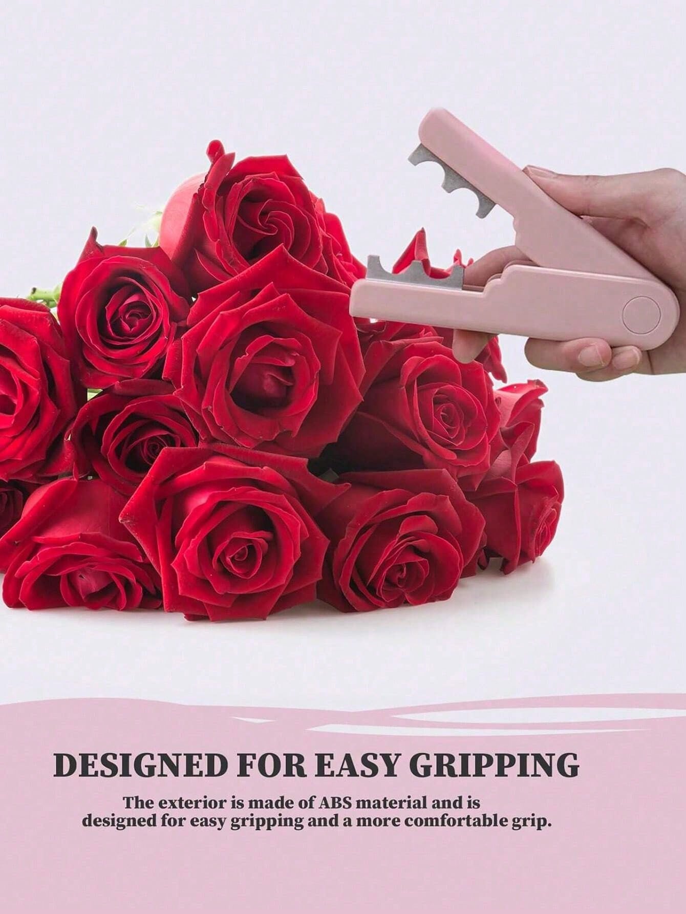 1/2PCS Rose Thorn Remover, Flower Stem And Leaf Thorn Stripper, Portable Gardening Tools, For Plant Pruning, Rose Stem And Thorn Stripper, Flower Stem Cleaner