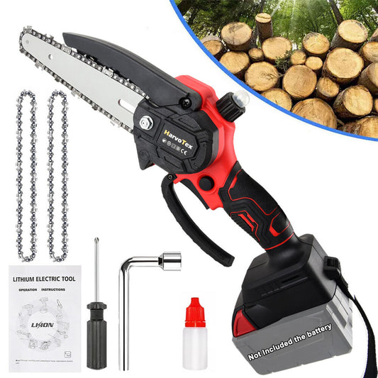 6'' Cordless Electric Wood Cutting Saw Cutter Chain saw For Milwaukee18V Battery