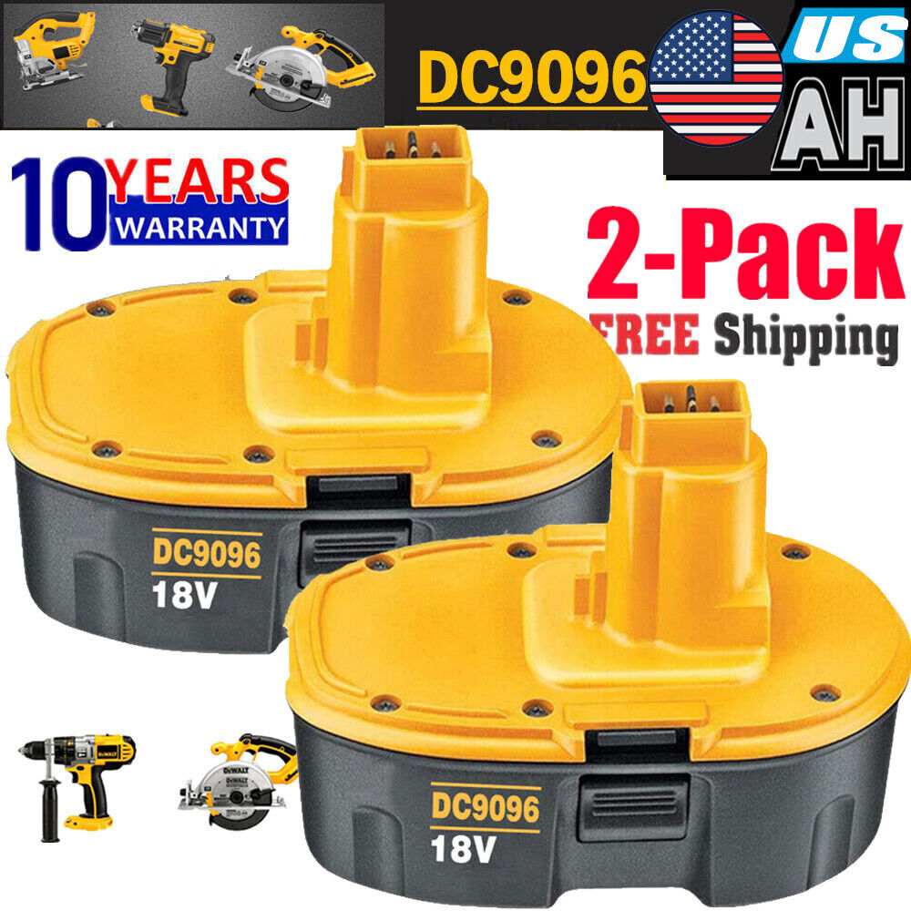 PACK 18V For Dewalt 18 VOLT DC9096 DC9098 Ni-MH Battery DC9099 NEW Replacement