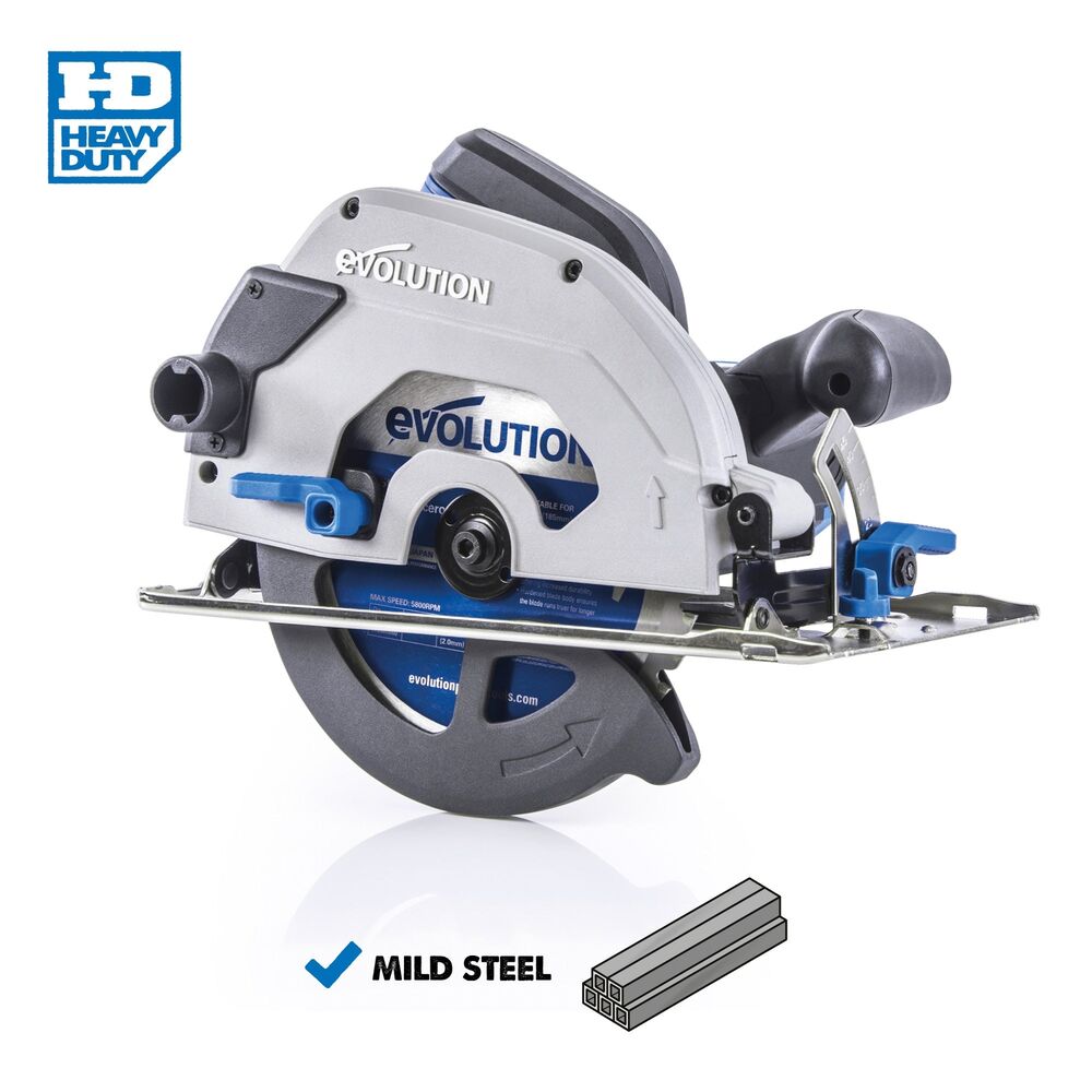 Evolution S185CCSL: Metal Cutting Circular Saw 7-1/4 in. Blade