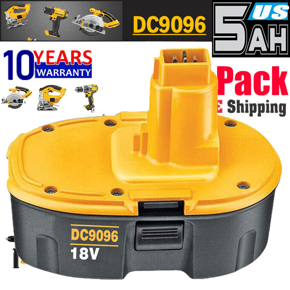 PACK 18V For Dewalt 18 VOLT DC9096 DC9098 Ni-MH Battery DC9099 NEW Replacement